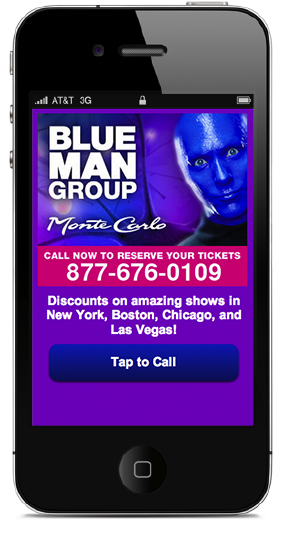 Blue Man Group Mobile Coupons